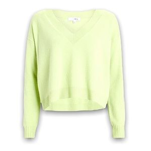 NWT Intermix Elroy V-Neck Cashmere Sweater, XL